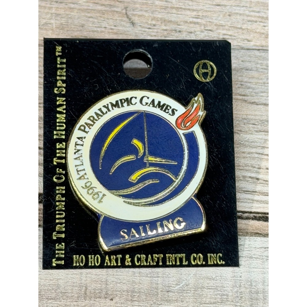 Vintage 1996 Atlanta Paralympic Games‎ Sailing Pin